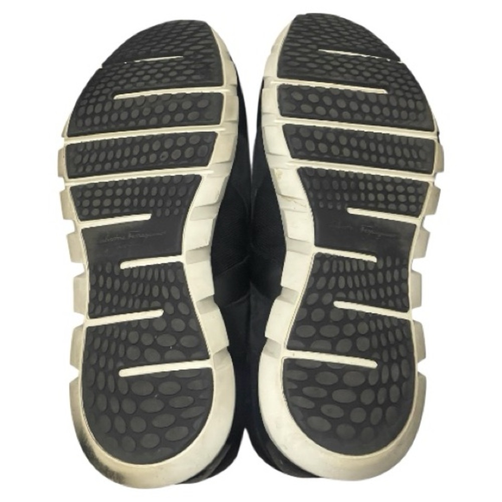 Salvatore Ferragamo Black and Gray Sneakers - Picture 4 of 12